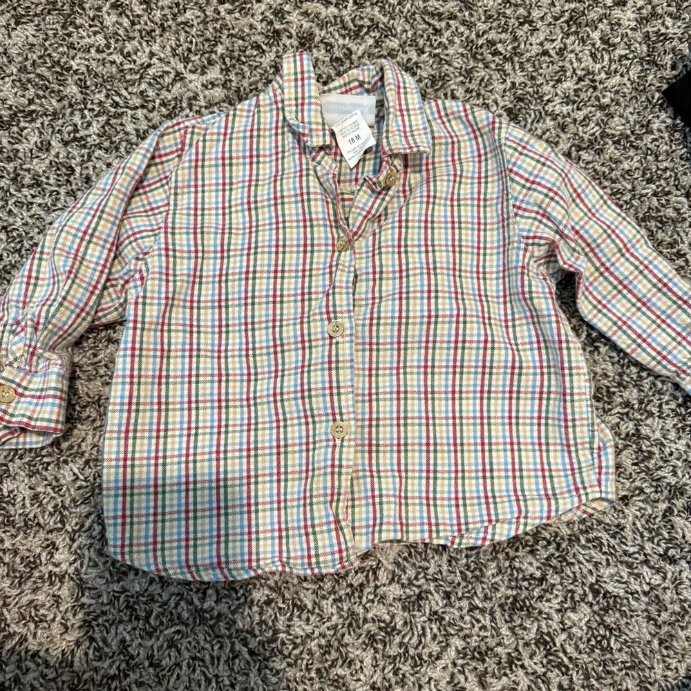 Vintage toddler button down